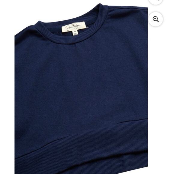 Jessica Simpson Girls' Red & Navy Plaid Skirt and Sweater Set, size 6 NEW - Picture 2 of 8